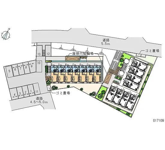 ★手数料０円★千葉市花見川区横戸町 月極駐車場